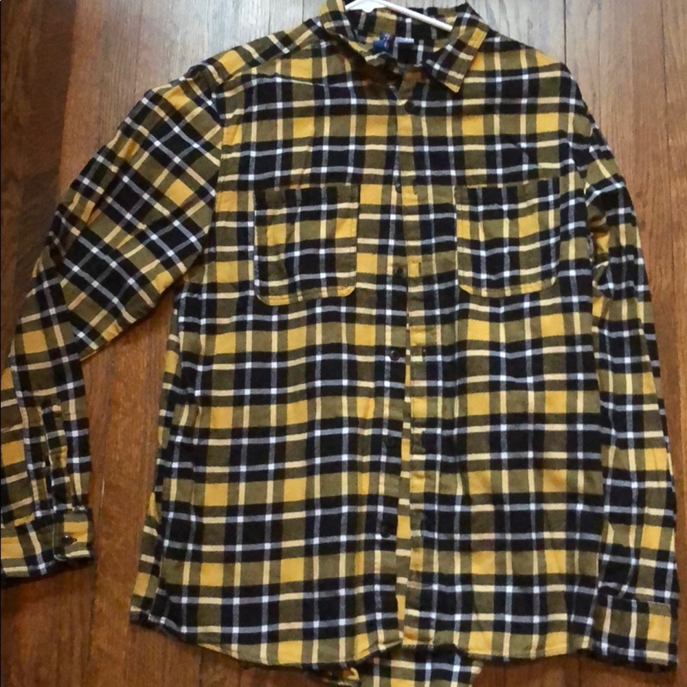 Black and yellow flannel